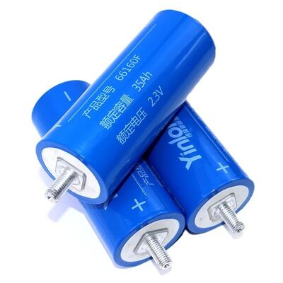 Yinlong LTO 66160 2.3V 35Ah Lithium Titanate Battery Cell Cycle Life More Than 30000+