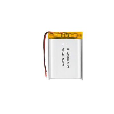 3.7V600mAh 603040 Rechargeable Li-ion Battery for POS Machine / Bluetooth Speaker