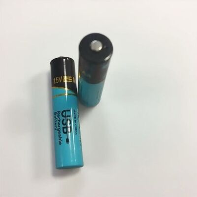 USB-C Rechargeable AA Batteries, 1.5V 2200mWh for Smart Locks, Cameras, Toys. Long-Lasting & Fast Charging
