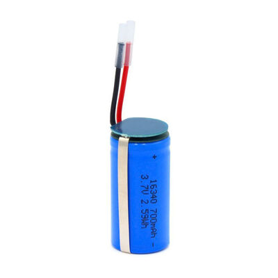 16340Li-ion 3.7V 700mAh Rechargeable Battery Suitable for Flashlights and Various Electronic Devices, Factory Direct Supply