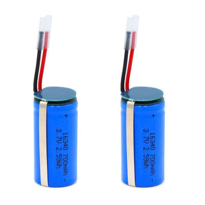16340Li-ion 3.7V 700mAh Rechargeable Battery Suitable for Flashlights and Various Electronic Devices, Factory Direct Supply