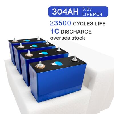 304Ah LiFePO4 Prismatic Lithium Battery LF304 Model for Solar Energy Storage & Electric Vehicles