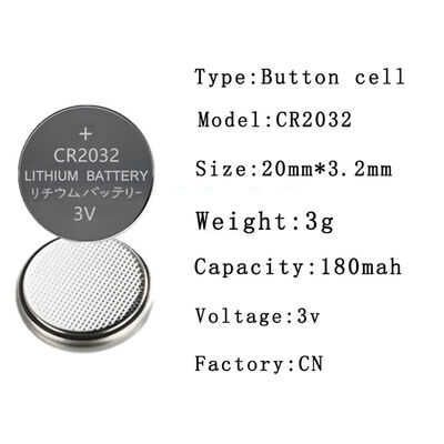 Factory Hot SaleCR2032 CR1260 Coin Lithium Cell Battery