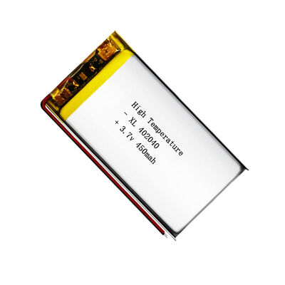 China Suppliers 402040 Rechargeable ultra Thin Lipo 3.7v 450mah Battery Solid State Battery Li-polymer
