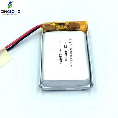 402030 3.7v 220mah High Temperature Rechargeable Lithium Ion Battery for  Headset