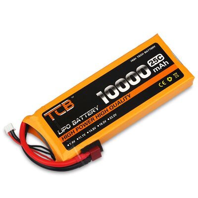 Model Airplane Battery High-rate 10000mAh Large-capacity 25c Aerial Drone Battery.