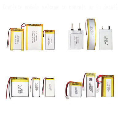 OEM 3.7V 124445 2950mAh Rechargeable Semi-solid State Lipo Battery with 500 Cycles and 58g Energy