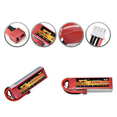 High Capacity 2200mah 35c 4s 14.8v 4s Lithium Polymer Lipo Battery for FPV Rc Helicopter