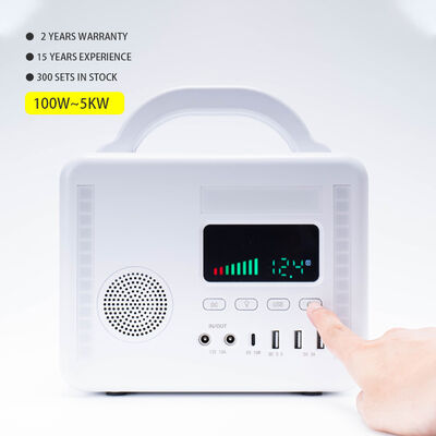 Hot Sale 200W Lithium Ion Portable Solar Generator Small Outdoor Power Bank Station MPPT Controller EU Home Use Car Cheap Price