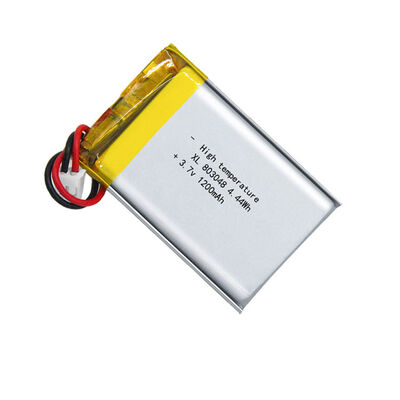 XL 803048 High Temperature 80 3.7V 1200mAh Li-Polymer Battery Cell Rechargeable 8x30x48mm 500 Cycles Portable Power Bank Speaker