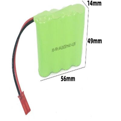 Custom Ni-MH Ni-CD Rechargeable Battery Pack 2.4v-24v Sizes for Home Appliance Applications Sub C AA AAA