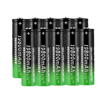 100% New XL 18650 Li-ion Rechargeable Battery 9900mAh/19800mAh 3.7V A-Grade 500 Cycles LiCoO2 Cathode Home Appliances Battery