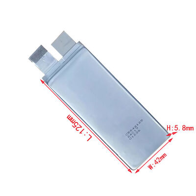 XL 5842125 High Rate 2600mAh 3.7V 60C 120C Pouch Semi-solid State Lithium Ion Battery Cell A-Grade 70g UAV Aircraft Applications