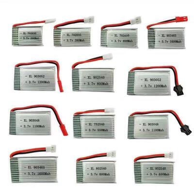 802030 High Quality UAV Aircraft 3.7V  Battery 300mAh 3.7V 25C Batteries Drone Lipo Battery